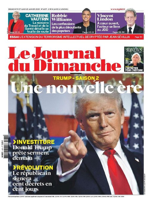 Title details for Le Journal du dimanche by Lagardere Media News - Available